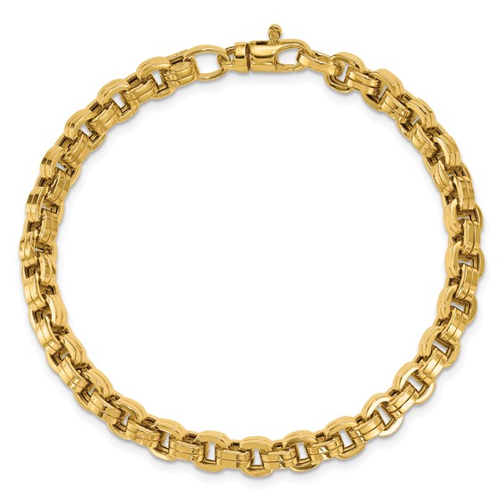 Leslie's 14K Polished Fancy Link Bracelet