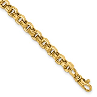 Leslie's 14K Polished Fancy Link Bracelet