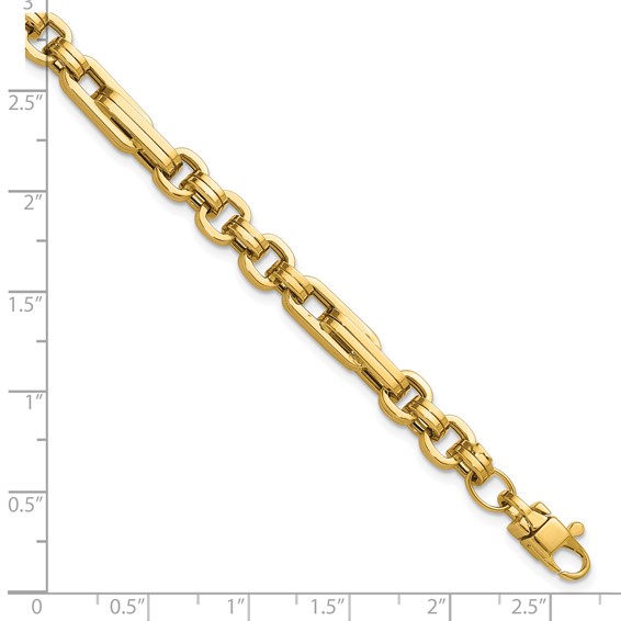 Leslie's 14K Polished Fancy Link Bracelet