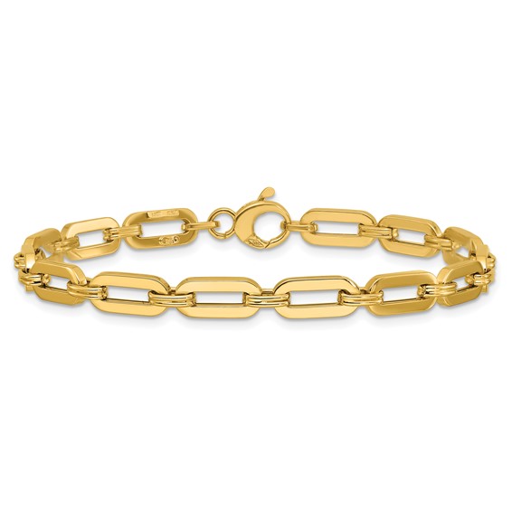 Leslie's 14K Polished Fancy Link Bracelet