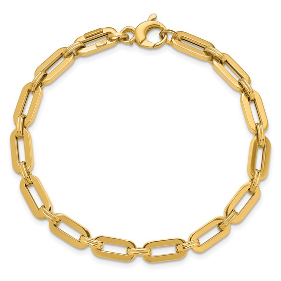 Leslie's 14K Polished Fancy Link Bracelet