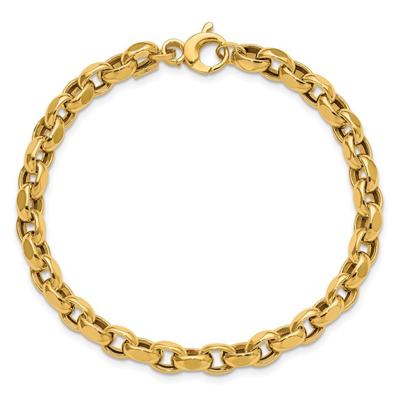 Leslie's 14K Polished Fancy Link Bracelet