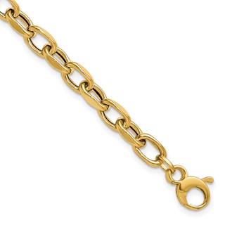 Leslie's 14K Polished Fancy Link Bracelet