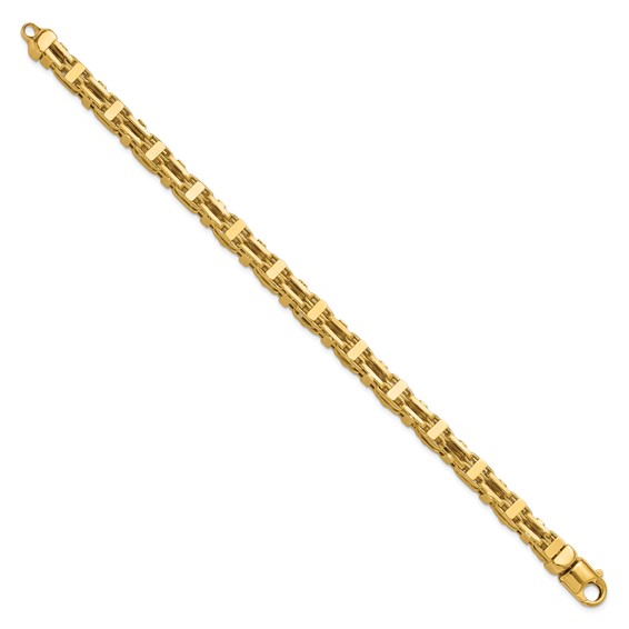 Leslie's 14K Polished Fancy Link Men's Bracelet