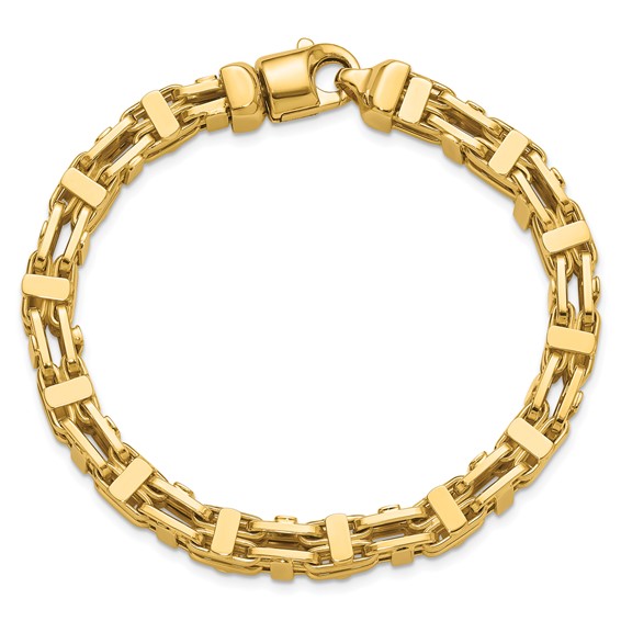 Leslie's 14K Polished Fancy Link Men's Bracelet