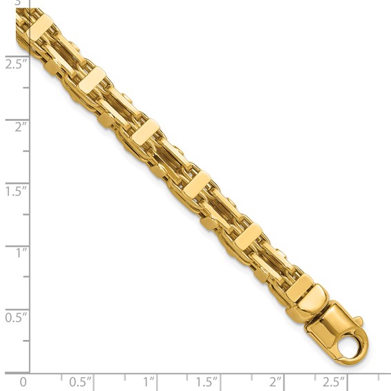 Leslie's 14K Polished Fancy Link Men's Bracelet