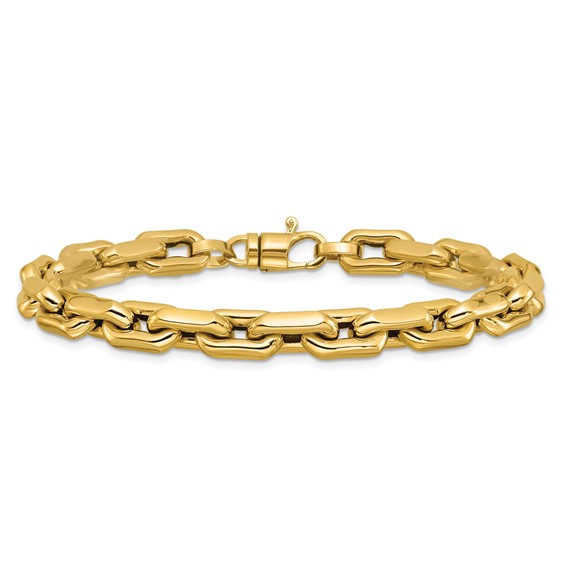 Leslie's 14K Polished Fancy Link Men's Bracelet