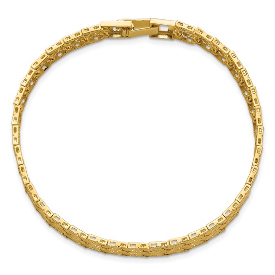Leslie's 14K Polished Fancy Bracelet