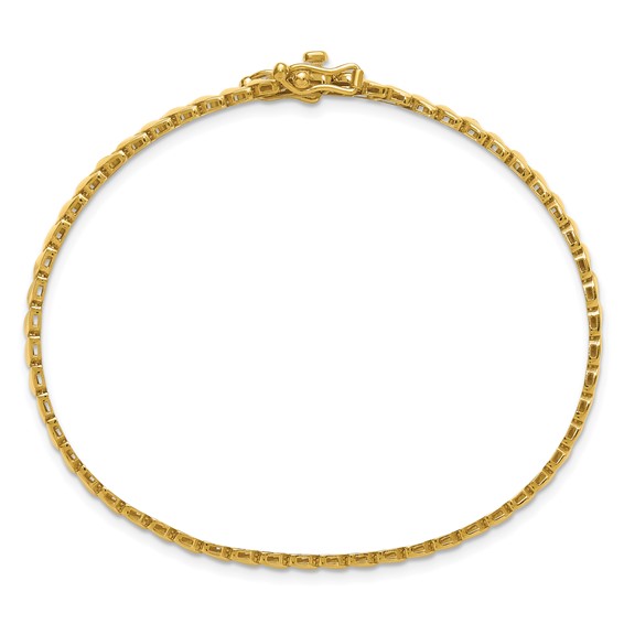 Leslie's 14K Polished Fancy Link Bracelet