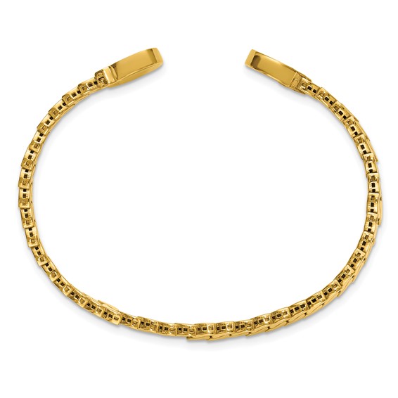 Leslie's 14K Polished S-Link Cuff Bangle