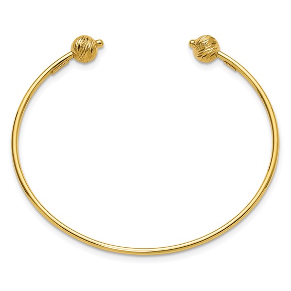 Leslie's Gold Cuff Bangles