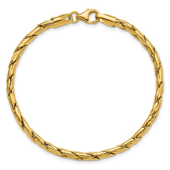 Leslie's 14K Polished 3.5mm Fancy Link Bracelet
