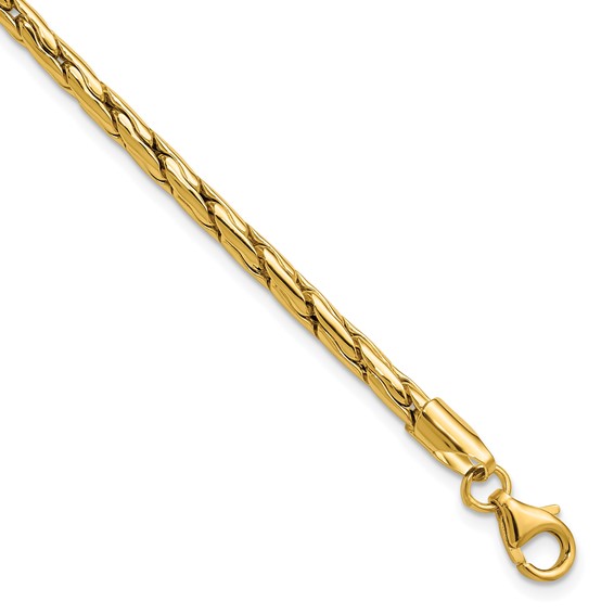Leslie's 14K Polished 3.5mm Fancy Link Bracelet
