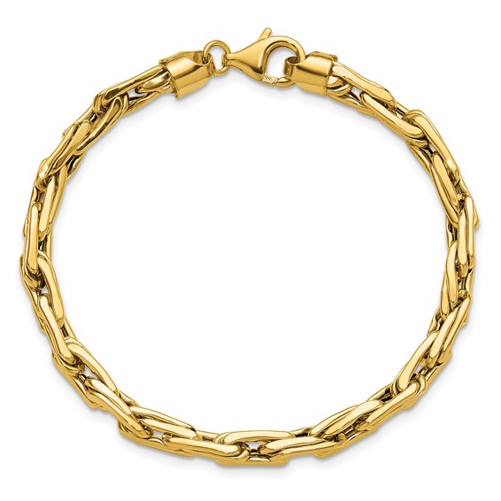 Leslie's 14K Polished 5.0mm Fancy Link Bracelet
