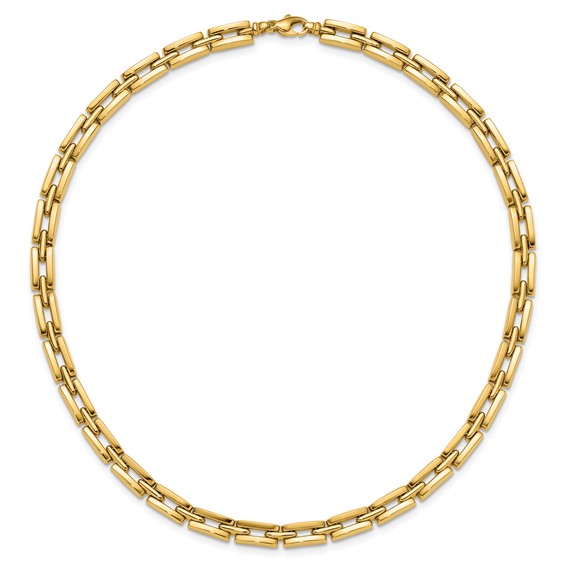 Leslie's 14K Polished 6.5mm Fancy Link Necklace