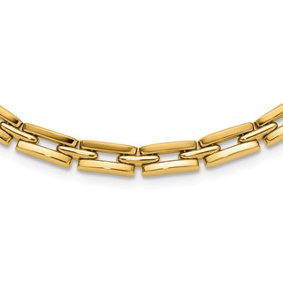 Leslie's 14K Polished 6.5mm Fancy Link Necklace