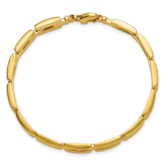 Leslie's 14K Polished 6.5mm Fancy Link Bracelet