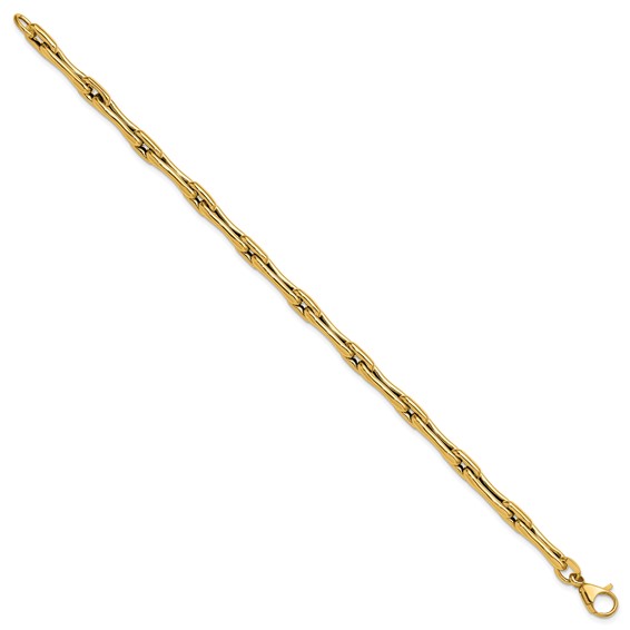 Leslie's 14K Polished Hollow Fancy Link Bracelet