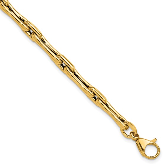Leslie's 14K Polished Hollow Fancy Link Bracelet