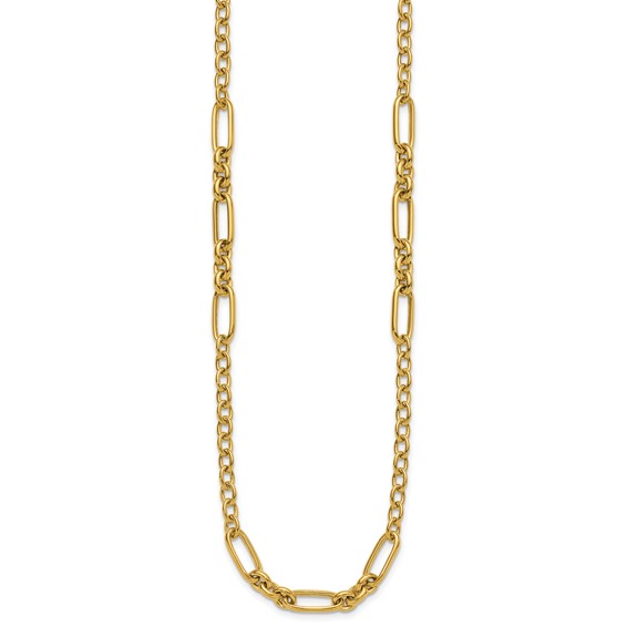 Leslie's 14K Polished Fancy Link Necklace