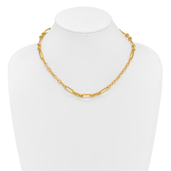 Leslie's 14K Polished Fancy Link Necklace