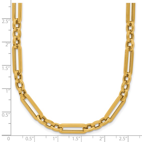 Leslie's 14K Polished Fancy Paperclip Link Necklace