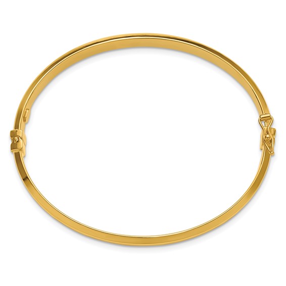 Leslie's 14K Polished Hinged Bangle