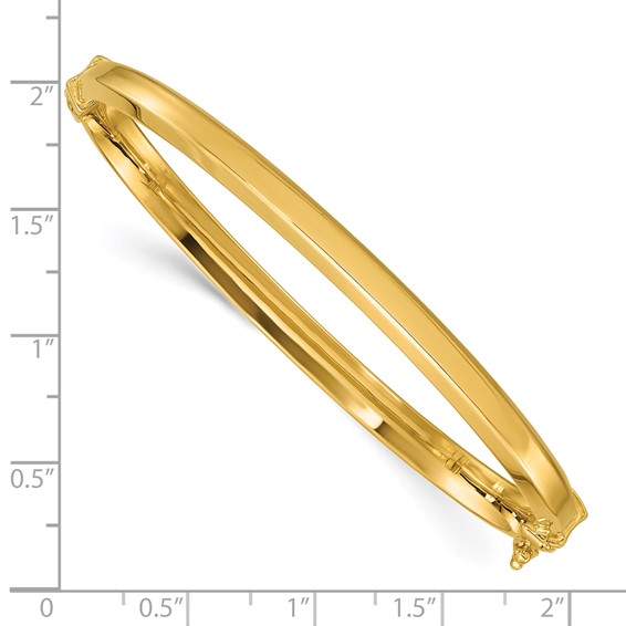 Leslie's 14K Polished Hinged Bangle
