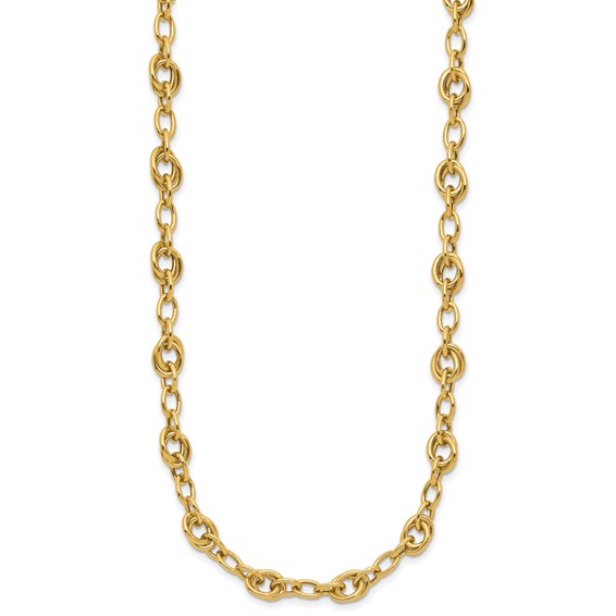 Leslie's 14K Polished Fancy Link Necklace