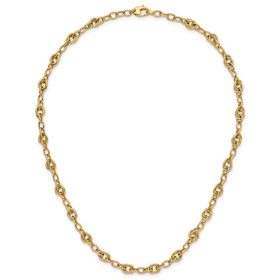 Leslie's 14K Polished Fancy Link Necklace