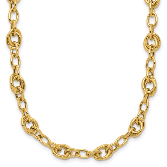 Leslie's 14K Polished Fancy Link Necklace