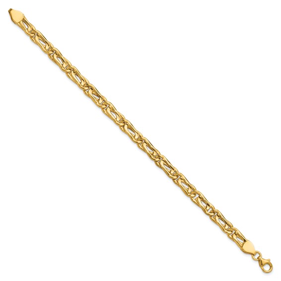 Leslie's 14K Polished Fancy Link Bracelet