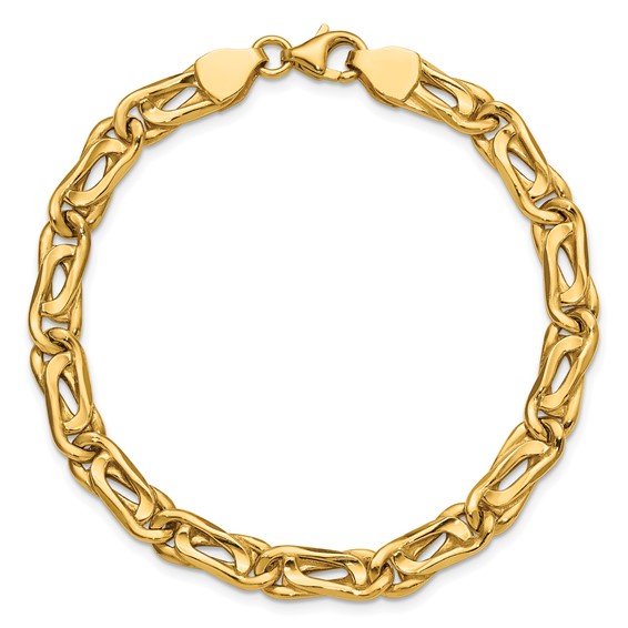 Leslie's 14K Polished Fancy Link Bracelet