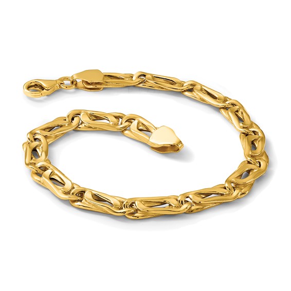 Leslie's 14K Polished Fancy Link Bracelet