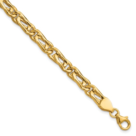 Leslie's 14K Polished Fancy Link Bracelet