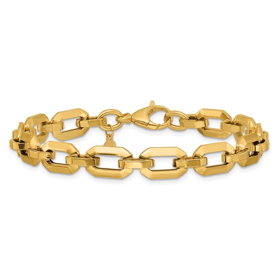 Leslie's 14K Polished Fancy Link Bracelet
