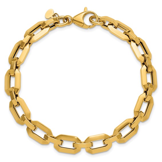 Leslie's 14K Polished Fancy Link Bracelet