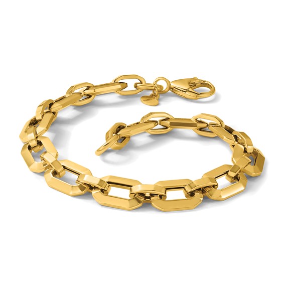 Leslie's 14K Polished Fancy Link Bracelet