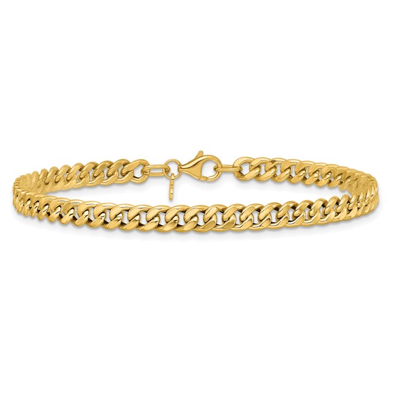 Leslie's 14K Polished Curb Link Bracelet