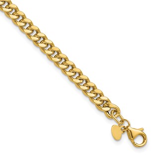 Leslie's 14K Polished Curb Link Bracelet