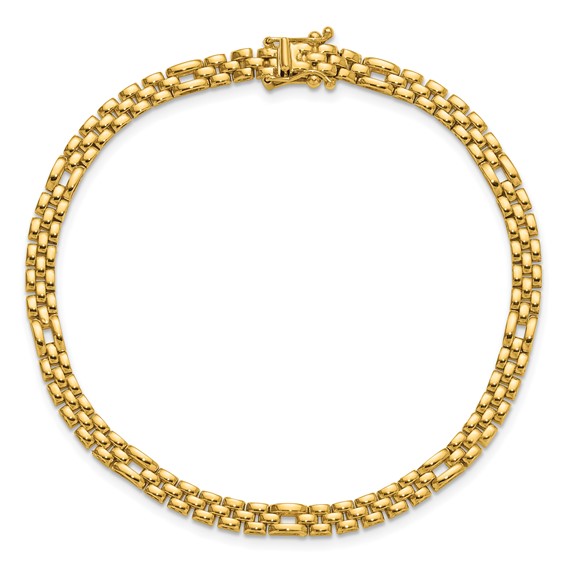 Leslie's 14K Polished Fancy Link Bracelet