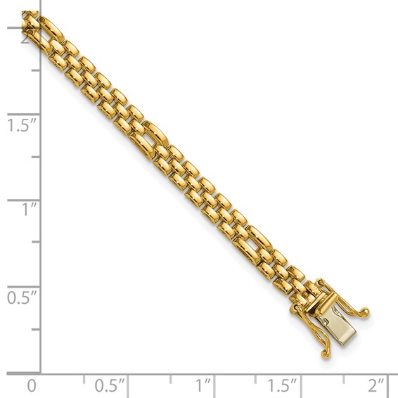 Leslie's 14K Polished Fancy Link Bracelet