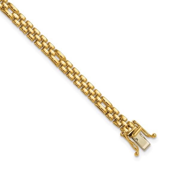 Leslie's 14K Polished Fancy Link Bracelet