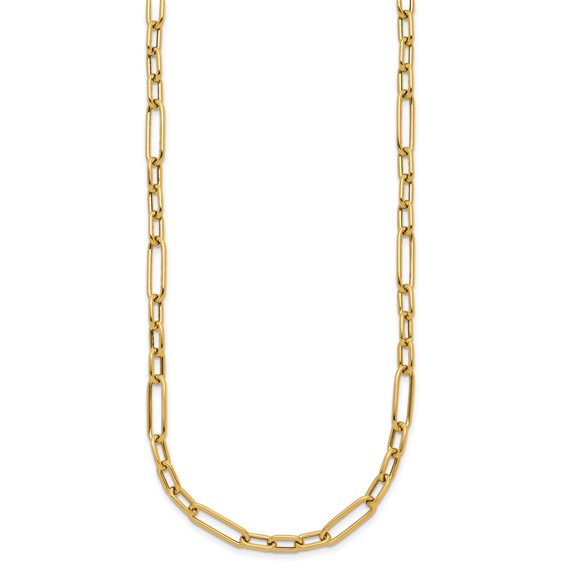 Leslie's 14K Polished Fancy Link Necklace