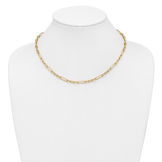 Leslie's 14K Polished Fancy Link Necklace