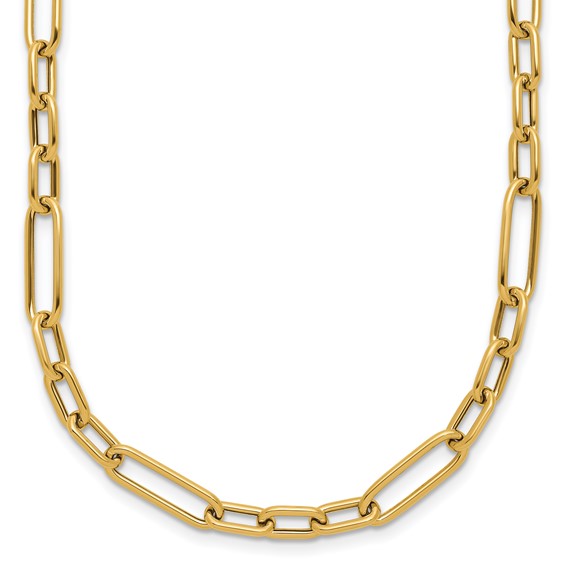 Leslie's 14K Polished Fancy Link Necklace
