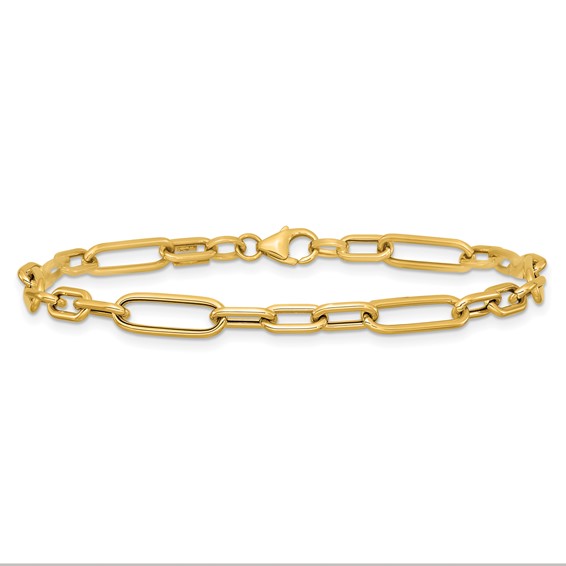 Leslie's 14K Polished Fancy Link Bracelet