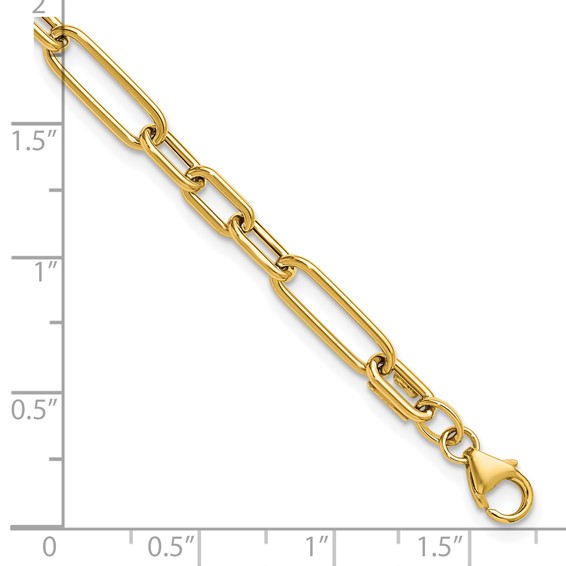 Leslie's 14K Polished Fancy Link Bracelet