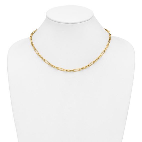 Leslie's 14K Polished Fancy Link Necklace