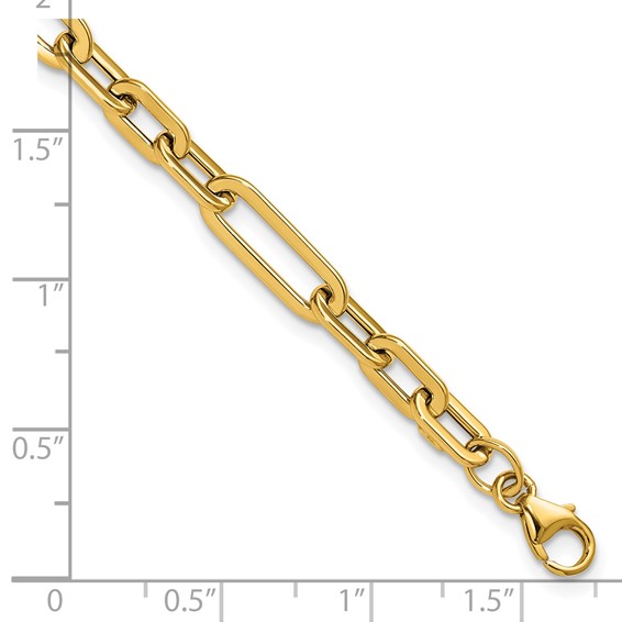 Leslie's  14K Polished Fancy Link Bracelet